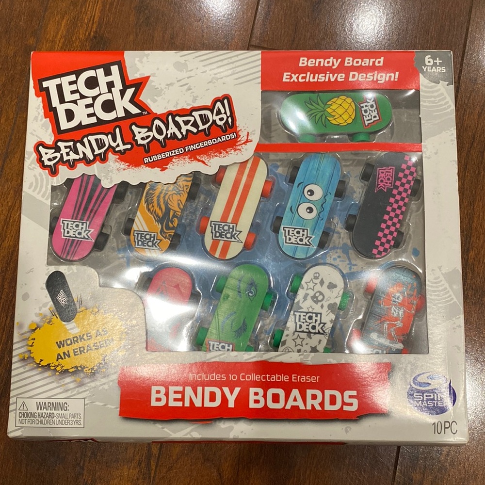 NWT | Tech Deck Bendy Boards Rubberized Fingerboards